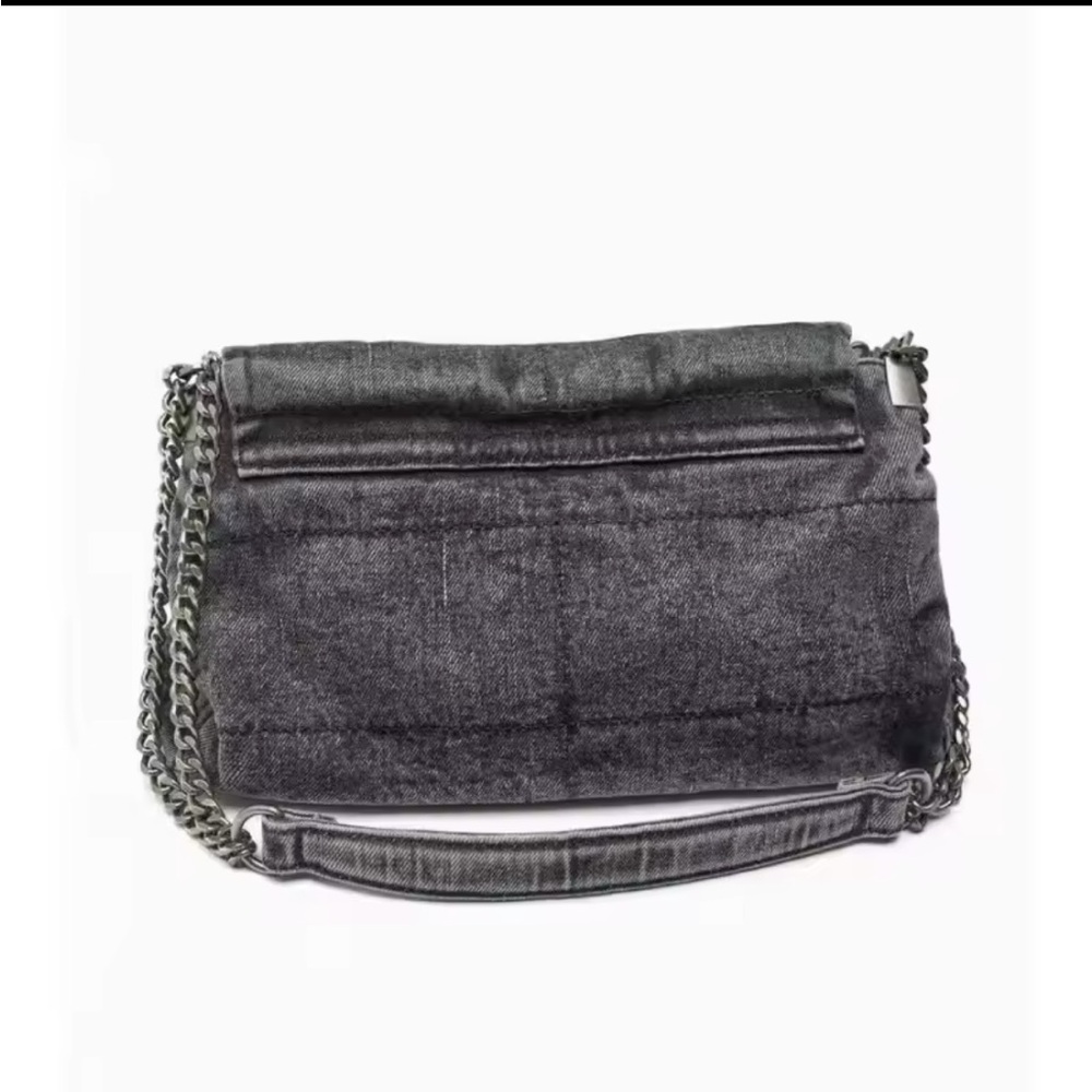 Zara denim shoulder bag